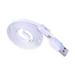 Remax USB Male to Lightning 1 Meter White Data Cable
