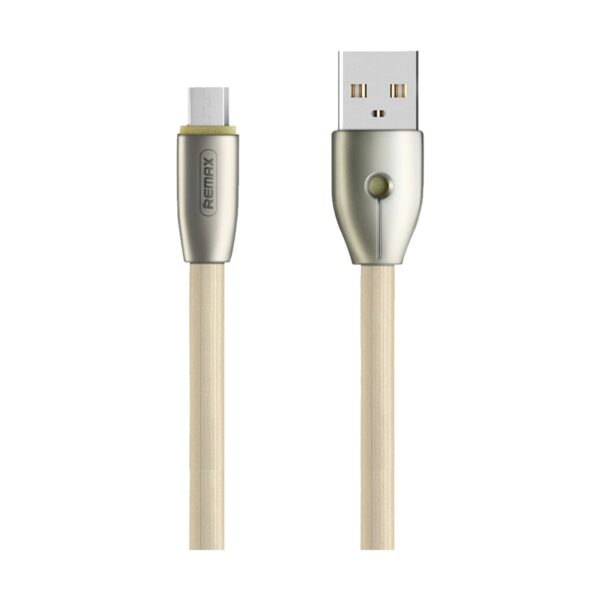 USB Male to Micro USB, 1 Meter, Gold Data Cable