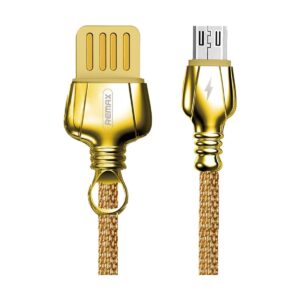 USB Male to Micro USB, 1 Meter, Gold Data Cable