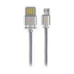USB Male to Lightning, 1 Meter, Silver Data Cable