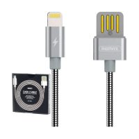 USB Male to Micro USB, 1 Meter, Silver Data Cable