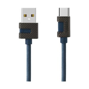 USB Male to Type-C, 1 Meter, Blue Data Cable
