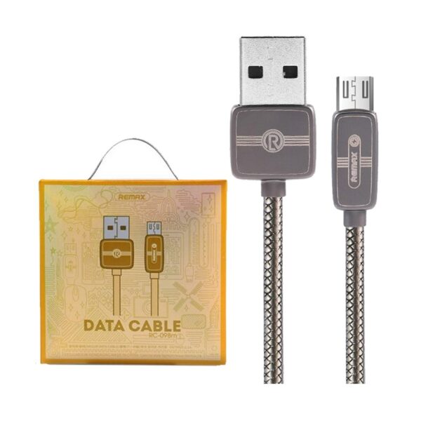USB Male to Micro USB, 1 Meter, Black Data Cable
