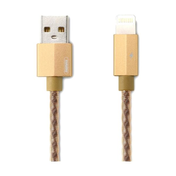 USB Male to Lightning, 1 Meter, Gold Data Cable