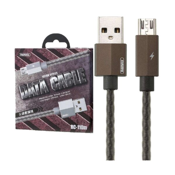 USB Male to Micro USB, 1 Meter, Black Data Cable
