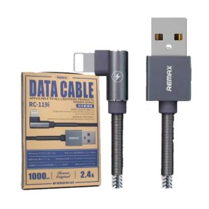 USB Male to Lightning, 1 Meter, Grey Data Cable