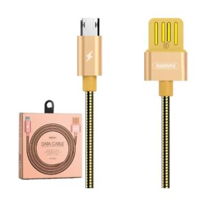 Remax USB Male to Micro USB 1 Meter Gold Data Cable