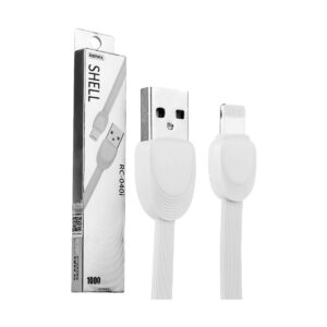 Remax USB Male to Lightning 1 Meter White Data Cable