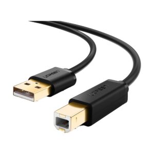 USB Type-A Male to Type-B Male, 5 Meter, Black Printer Cable
