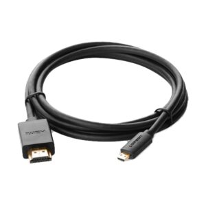 Ugreen Mini HDMI to HDMI Male 2 Meter Black Cable