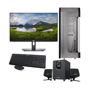 Gaming PC-i797K 9th Gen Intel Core i7 9700K 3.6GHz, Z390 Chipset, 16GB 3200MHz, 256GB SSD + 2TB HDD, RTX2070 8GB Gr, 21.5in Monitor, Gaming Headphone, Gaming KB and Mou