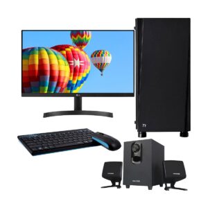 Gaming PC-i999K 9th Gen Intel Core i9 9900K 3.6GHz, Z390 Chipset, 16GB 3200MHz, 512GB SSD + 2TB HDD, RTX2080 8GB Gr, 24in Monitor, Gaming Headphone, Gaming KB and Mou