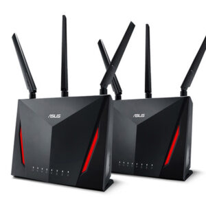Asus RT-AC86U 2 Pack AiMesh (3G/4G) AC2900 Dual Band Gigabit WiFi Gaming Router with 3 x 5dBi External Antennas