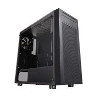 Thermaltake Versa J22 TG Tempered Glass Side Window Mid Tower Black Desktop Case