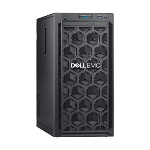 Dell PowerEdge T140 Tower Server with Intel Xeon E-2124 (3.3GHz, 8M cache, 4C/4T, turbo (71W)) Processor, Intel C226 Chipset, 8GB (1x 8GB) DDR4 2666MT/s ECC UDIMM (4 DIMM Slots, Max 64GB), 2 x 1TB 7.2K RPM SATA 6Gbps 3.5in Cabled Hard Drive (4x 3.5in HDD
