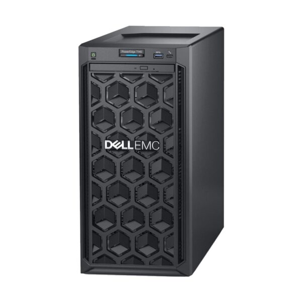 Dell PowerEdge T140 Tower Server with Intel Xeon E-2124 (3.3GHz, 8M cache, 4C/4T, turbo (71W)) Processor, Intel C226 Chipset, 16GB (1x 16GB) DDR4 ECC UDIMM (4 DIMM Slots, Max 64GB), 2 x 1TB 7.2K RPM SATA 6Gbps 3.5in Cabled Hard Drive (4x 3.5in HDD Bay), P