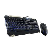 Thermaltake KB-CMC-PLBLUS-01 Commander Combo Lighting Black Gaming Keyboard and Mouse