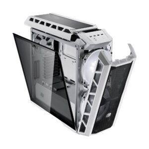 Cooler Master MasterCase HAF H500P Mesh White Mid Tower ATX (Tempered Glass Side Window) Gaming Desktop Case