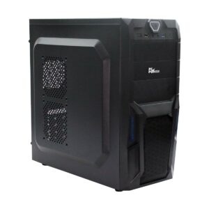 PC Power 180D Mid Tower Black Desktop Case with Standard PSU