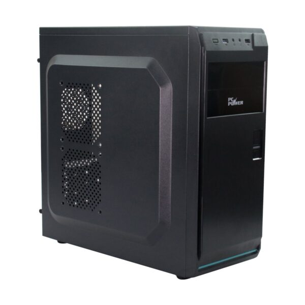 PC Power 180G Mid Tower Black Desktop Case with Standard PSU
