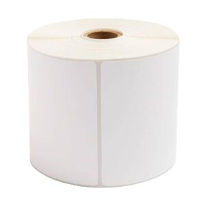 K2 4/6 inch White Paper Direct Thermal Label Roll