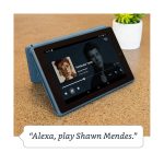 Amazon Fire 7 (9th Gen) (Quad Core 1.3 GHz, 1GB RAM, 32GB Storage, 7 Inch Display) Twilight Blue Tablet with Alexa Apps