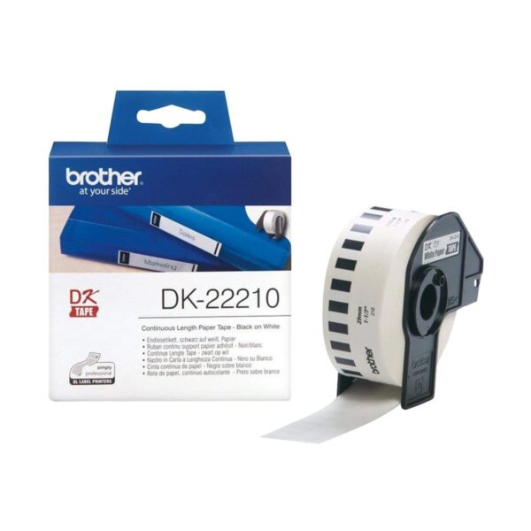 Brother Genuine DK-22210 (29mm X 30m) Continuous Paper Label Roll