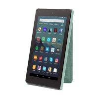 Amazon Fire 7 (9th Gen) (Quad Core 1.3 GHz, 1GB RAM, 16GB Storage, 7 Inch Display) Sage Tablet with Alexa Apps