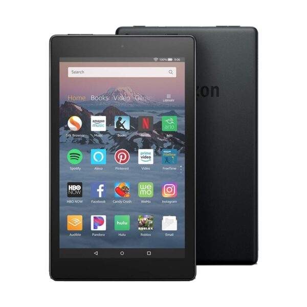 Amazon Kindle fire HD 8 (Quad Core 1.3 GHz, 1.5GB RAM, 32GB Storage, 8 Inch HD Display) Black Tablet with Alexa