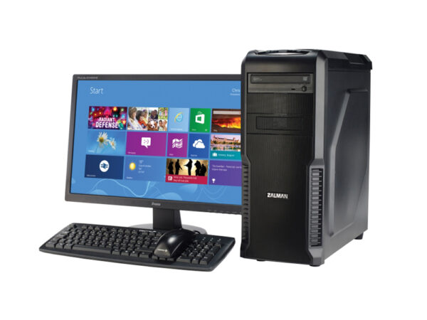 Intel Pentium Gold G6400, H410M Chipset, 4GB DDR4 2666MHz, 1TB HDD, 18.5in Monitor, Standard Keyboard, Mouse and Speaker