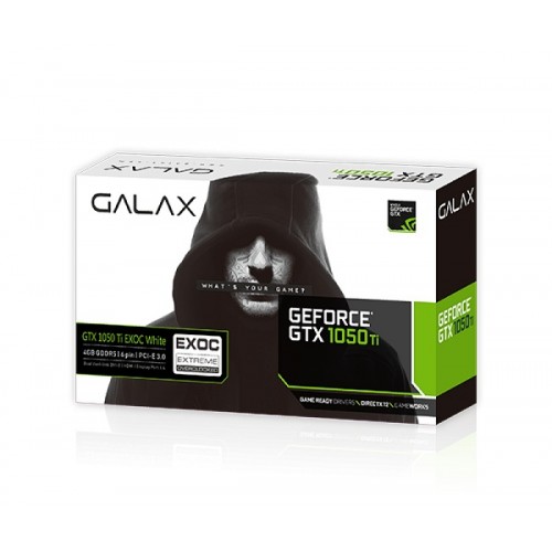 GALAX GeForce® GTX 1050 Ti EXOC White 4GB DDR5 Graphics Card