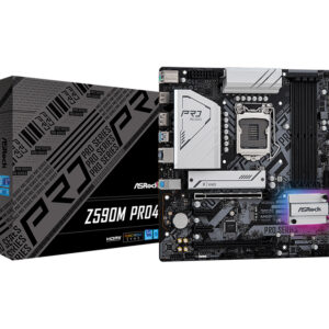ASRock Z590M Pro4 10th and 11th Gen Micro ATX Motherboard