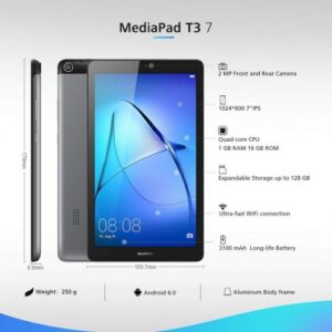 Huawei MediaPad T3 ,2 GB Ram ,16 GB Storage, 7-inch Tablet