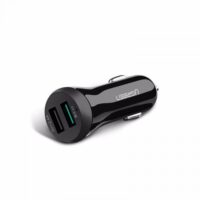 Ugreen 20757 30W Quick Charge 2.0 Dual Port USB Car Charger