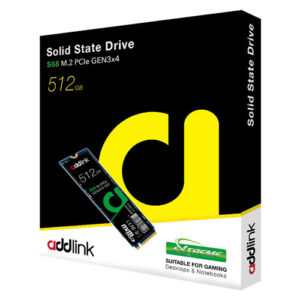 Addlink S68 512GB M.2 2280 PCIe 3x4 NVMe SSD(ad512GBS68M2P)