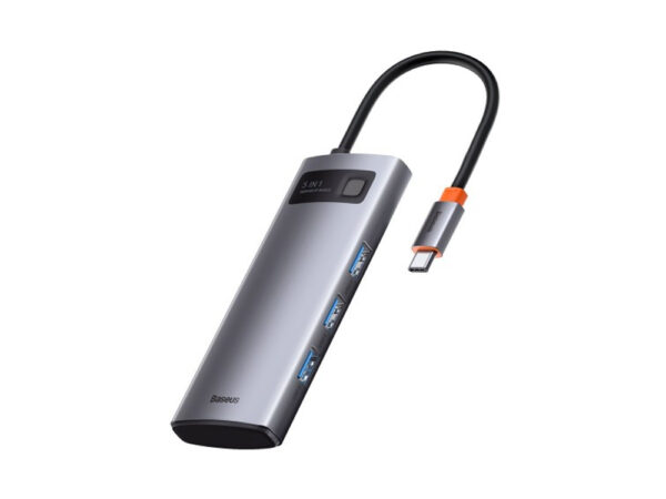 Baseus Metal Gleam Series 5-in-1 Multifunctional Type-C HUB