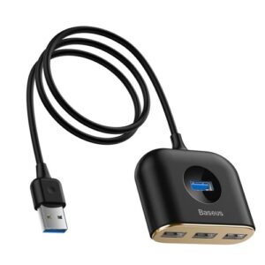 Baseus Square Round 4 in 1 Type A USB Hub
