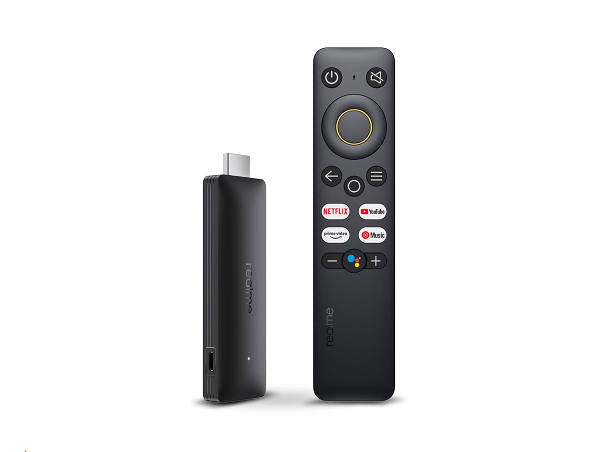 Realme 4K Smart Google TV Stick with Chromecast & Voice Assistant 1 Realme 4K Smart Google TV Stick with Chromecast & Voice Assistant