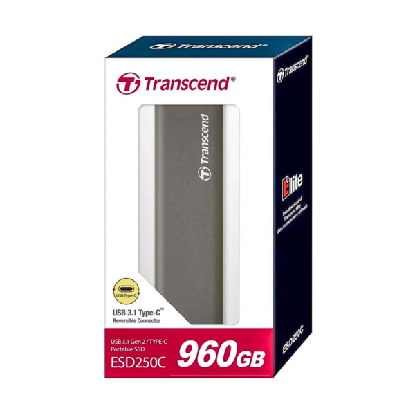 Transcend ESD250C 960GB Gen 2 Type-C Portable SSD