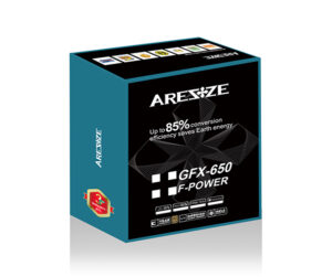 Aresze GFX-650 650 Watt 80Plus Bronze Power Supply