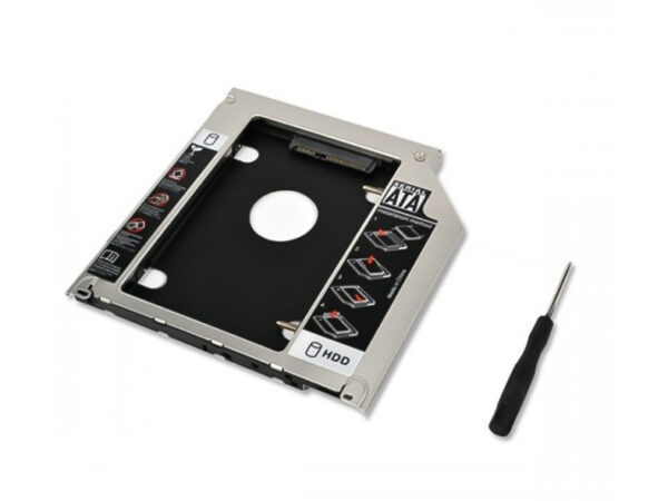 Second Hard Disk Drive CADDY-Secondary CD-ROM Storage for Laptop