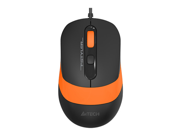 A4 Tech FM10 FSTYLER USB Black-Orange Optical Mouse