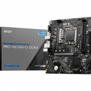 MSI PRO H610M-G DDR4 Micro-ATX Motherboard