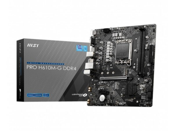 MSI PRO H610M-G DDR4 Micro-ATX Motherboard