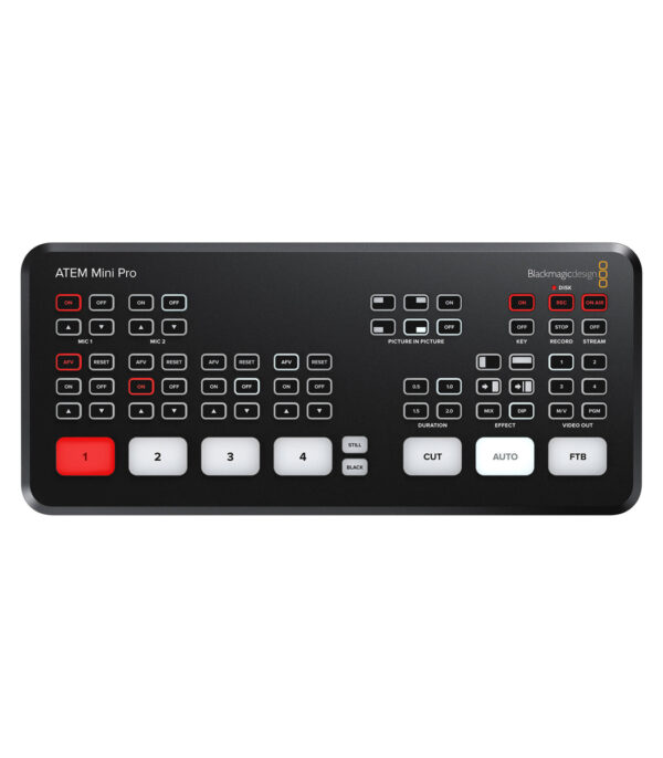 Blackmagic Design ATEM Mini Pro ISO – 4-Channel HDMI Live Stream Switcher